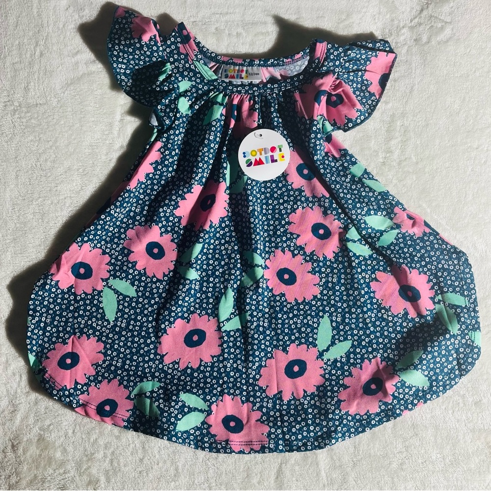 Dot Dot Smile Swing Assorted NWT Size 12/24M and 2T Colorful with Floral Dress.